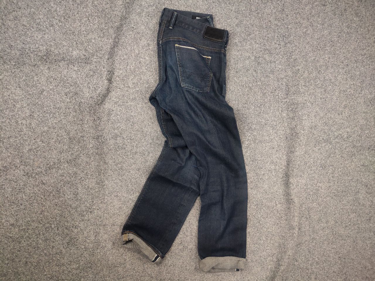 Edwin Edwin Vintage Japan Selvedge Distressed Denim Jeans ES505S Size US 33 - 1 Thumbnail