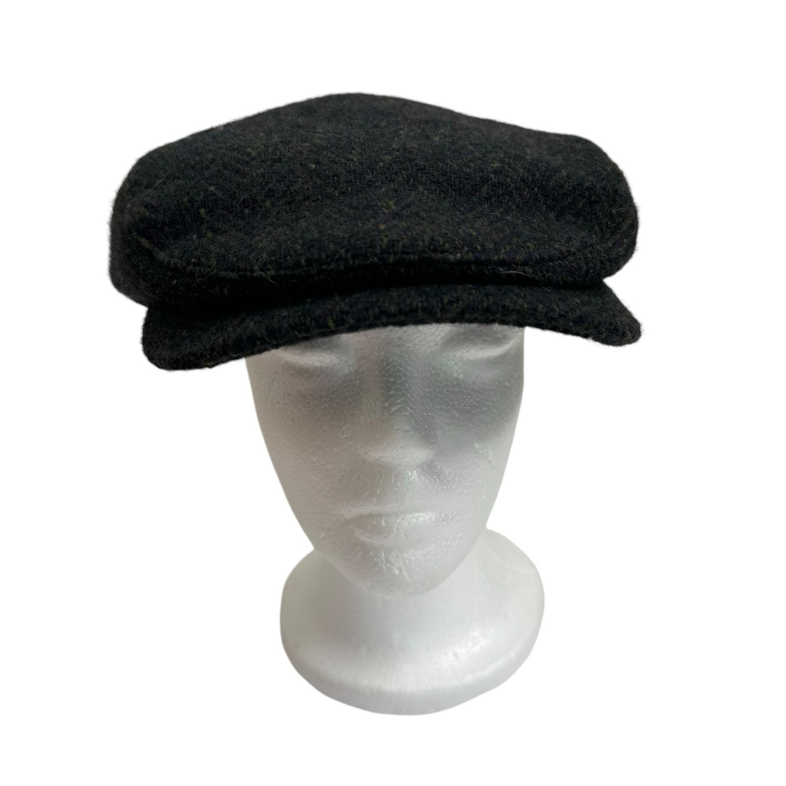 WIGENS Jacob Ivy Style Wool Herringbone Cap 59 Blue Green