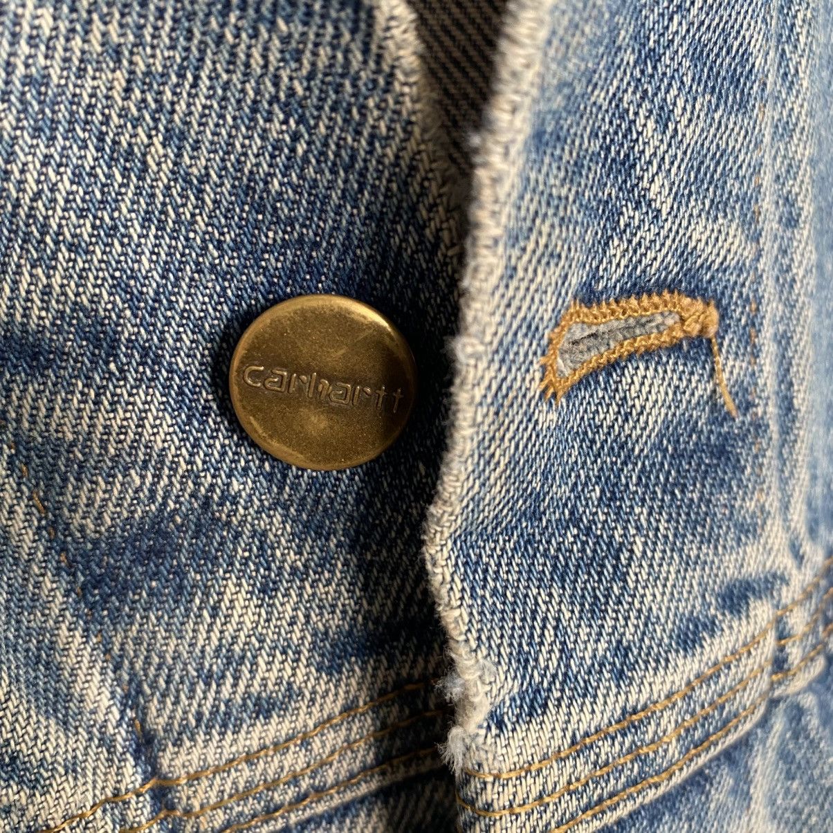 Carhartt Vintage Carhartt Denim Trucker Jacket J12DST Size US M / EU 48-50 / 2 - 3 Thumbnail