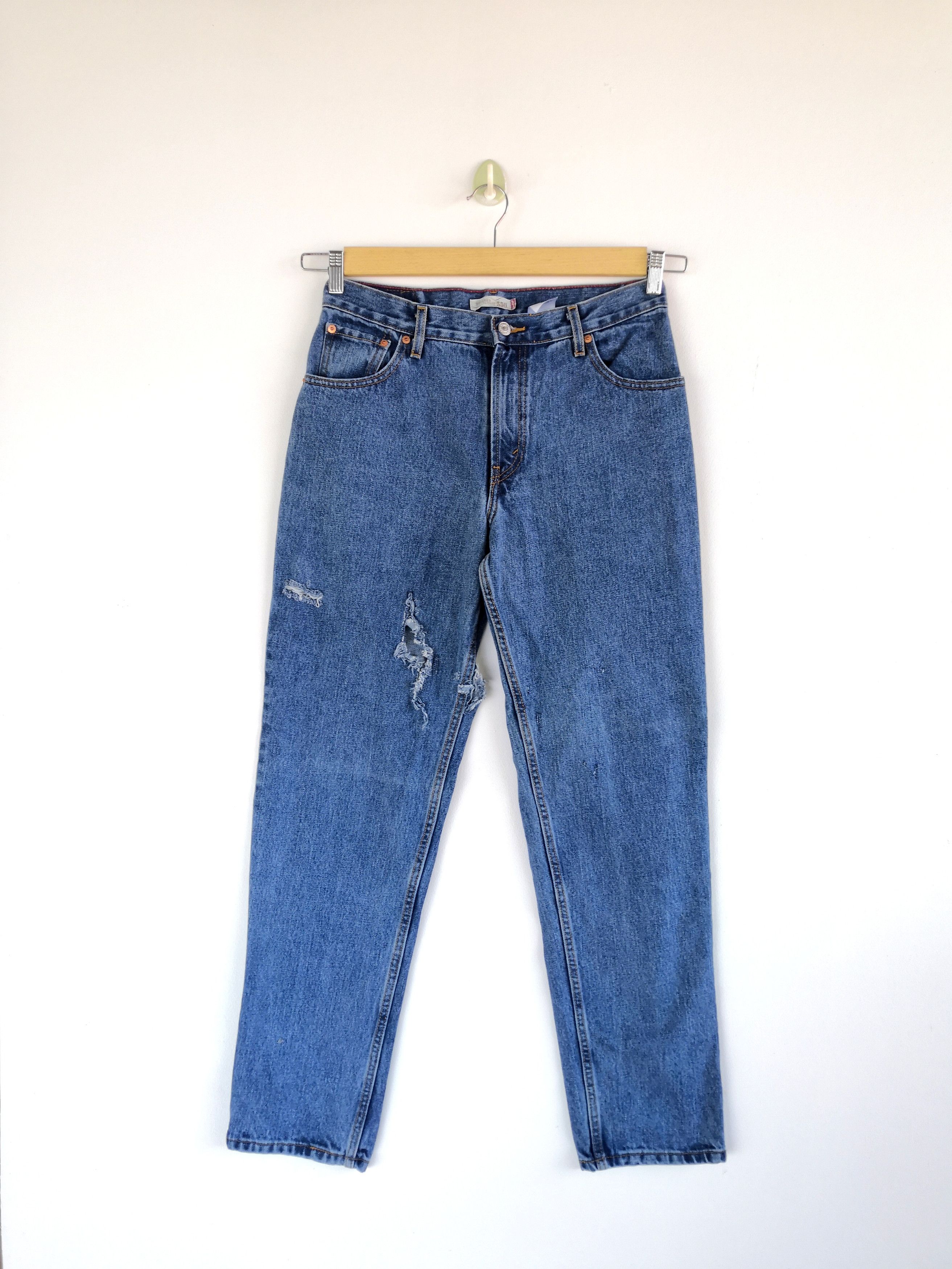 Levi's Vintage Levis 550 Distressed Jeans Levi's Stonewash Denim Size US 30 / EU 46 - 1 Thumbnail
