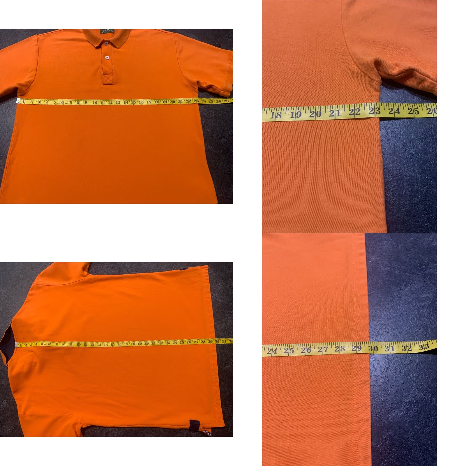 Orvis VINTAGE Orvis Men's Polo Shirt Short Sleeve Cotton Orange Fishing Casual L Size US L / EU 52-54 / 3 - 8 Thumbnail