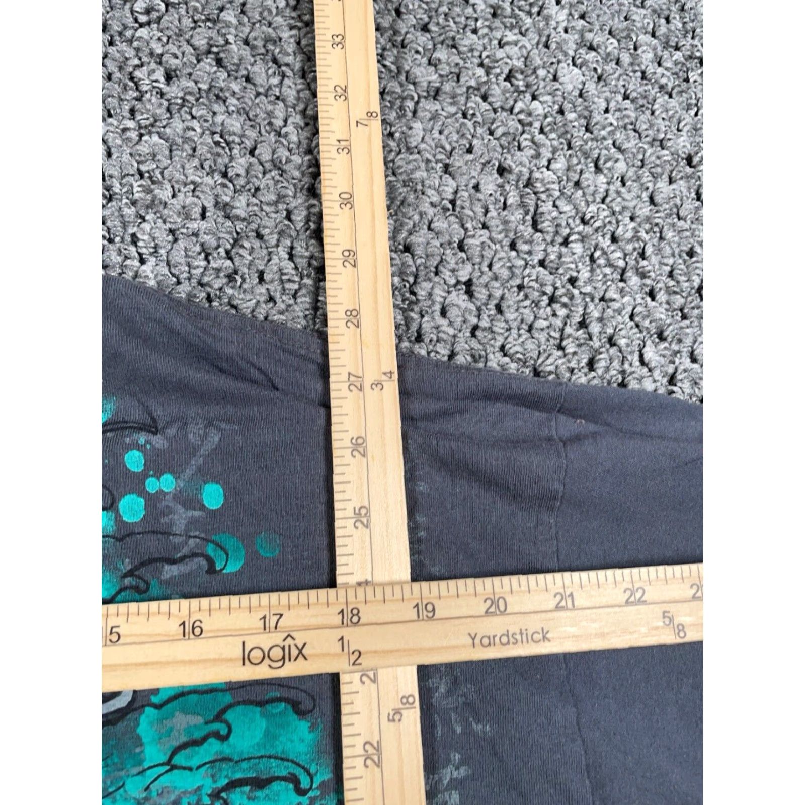 Carbon VINTAGE Carbon Skull Sword Print T-Shirt Adult XL Dark Gray Retro Grunge Mens Size US XL / EU 56 / 4 - 6 Thumbnail