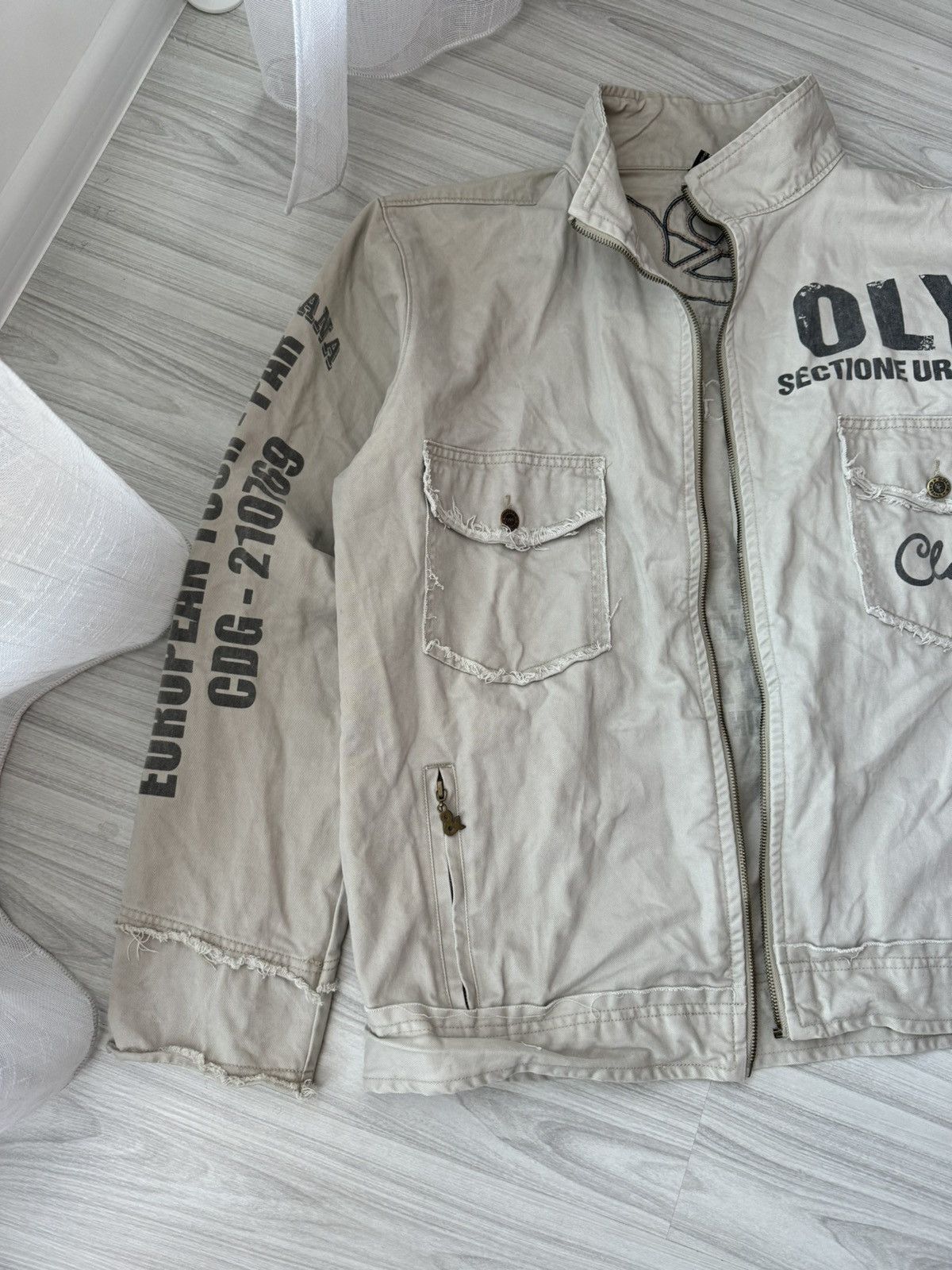 Dolce & Gabbana × Vintage Dolce & Gabbana Denim Jacket Tour Multilogo Vintage 90s Size US XL / EU 56 / 4 - 3 Thumbnail