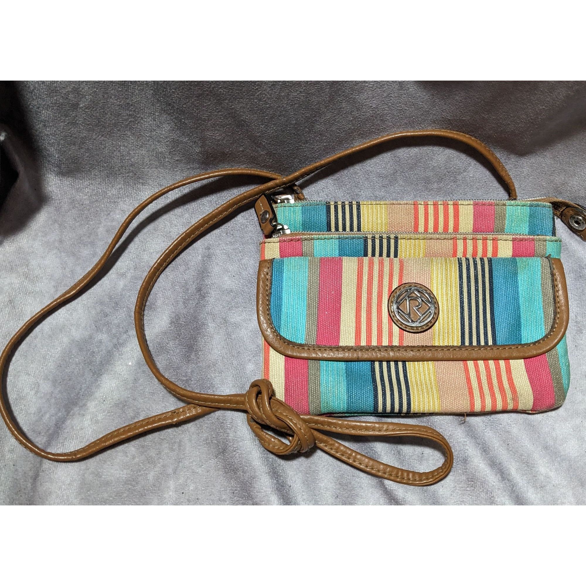 Relic Relic Retro Rainbow Striped Crossbody Bag Size ONE SIZE - 10 Thumbnail