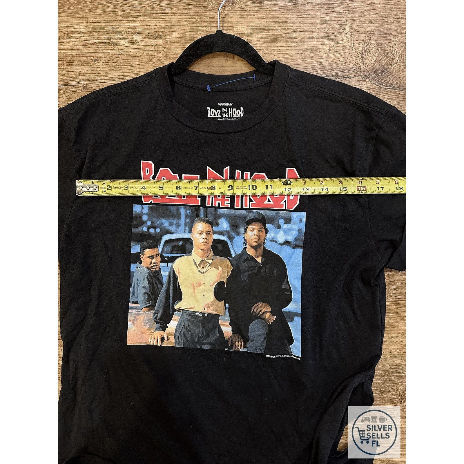 Other Fifth Sun “Boyz N The Hood” Black Cropped Tee – Women’s L Size L / US 10 / IT 46 - 4 Thumbnail