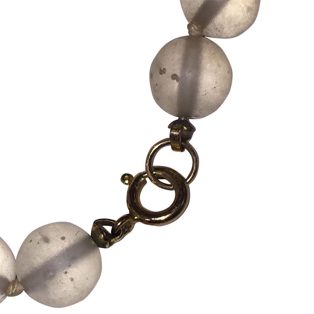 Designer Camphor Glass Gemstone Bead Necklace Size ONE SIZE - 5 Thumbnail