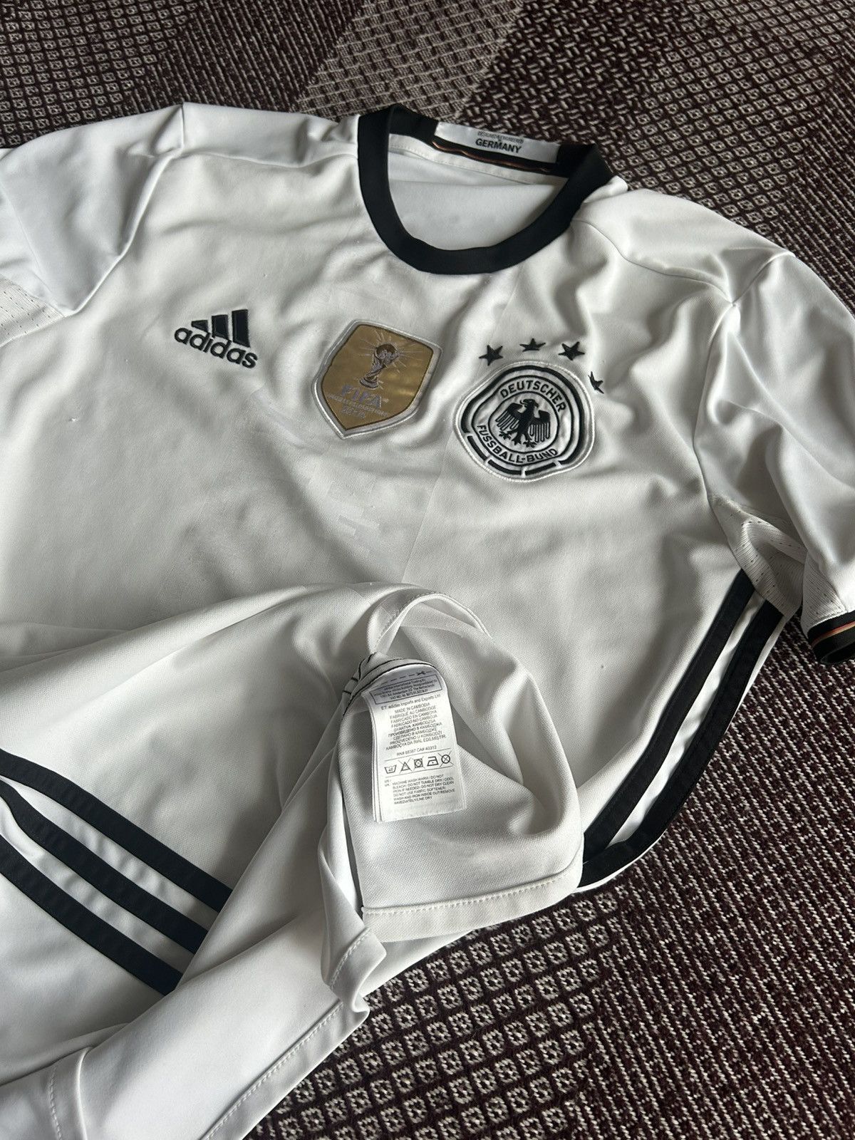 Adidas Germany Adidas 2016 Euro Football Home Soccer Jersey Size S Size US S / EU 44-46 / 1 - 11 Thumbnail
