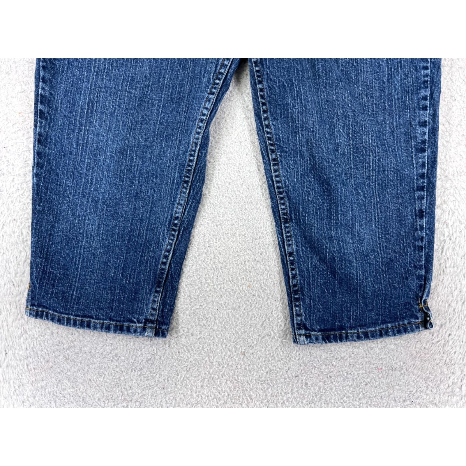 Wrangler VINTAGE Wrangler Jeans Womens 10 P Blue Denim Carpi Cotton Blend Mid Rise 27x18 Size 32" / US 10 / IT 46 - 2 Thumbnail