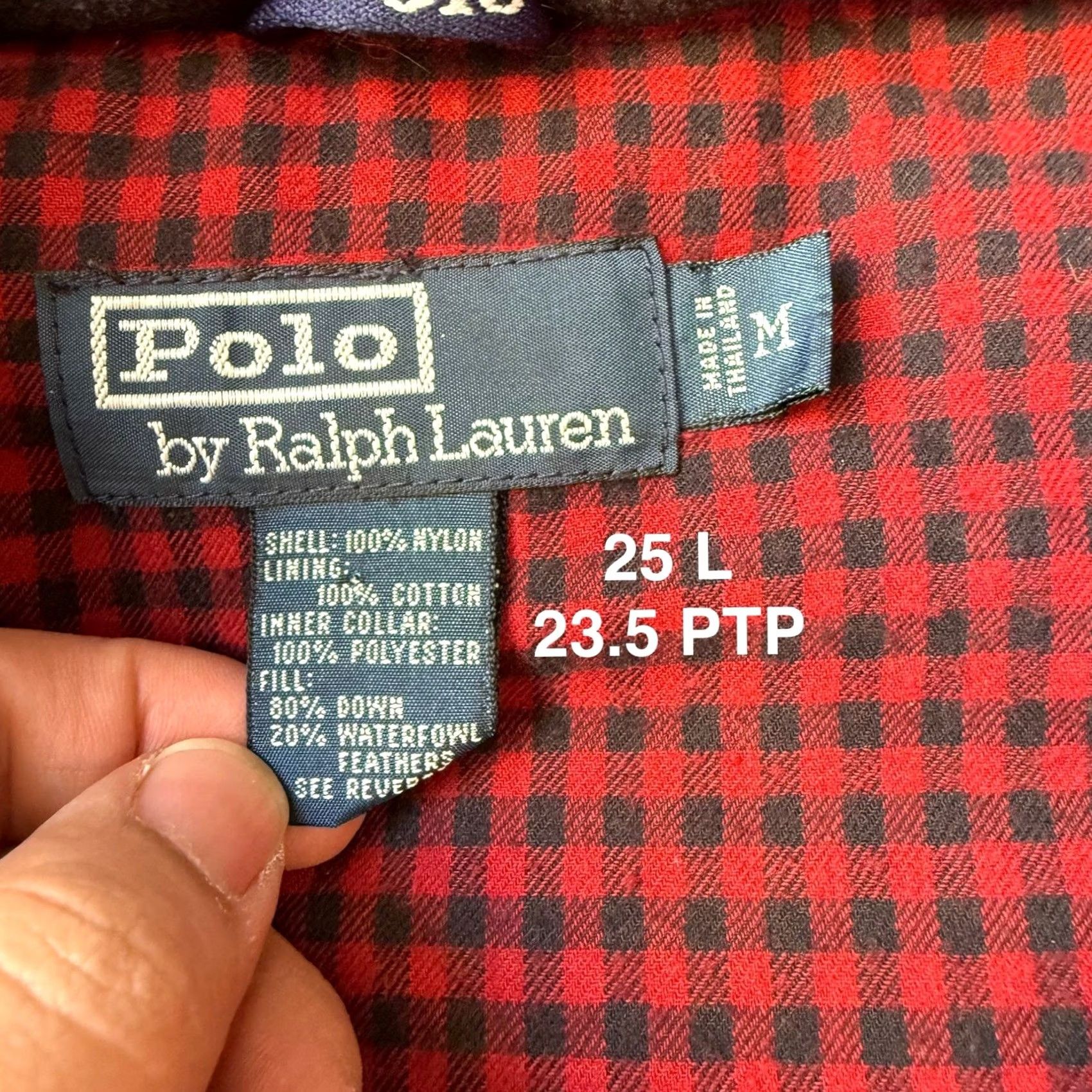Polo Ralph Lauren VINTAGE Polo Ralph Lauren Vest Medium Red Puffer Full Zip Down Outerwear RRL Size US M / EU 48-50 / 2 - 7 Thumbnail