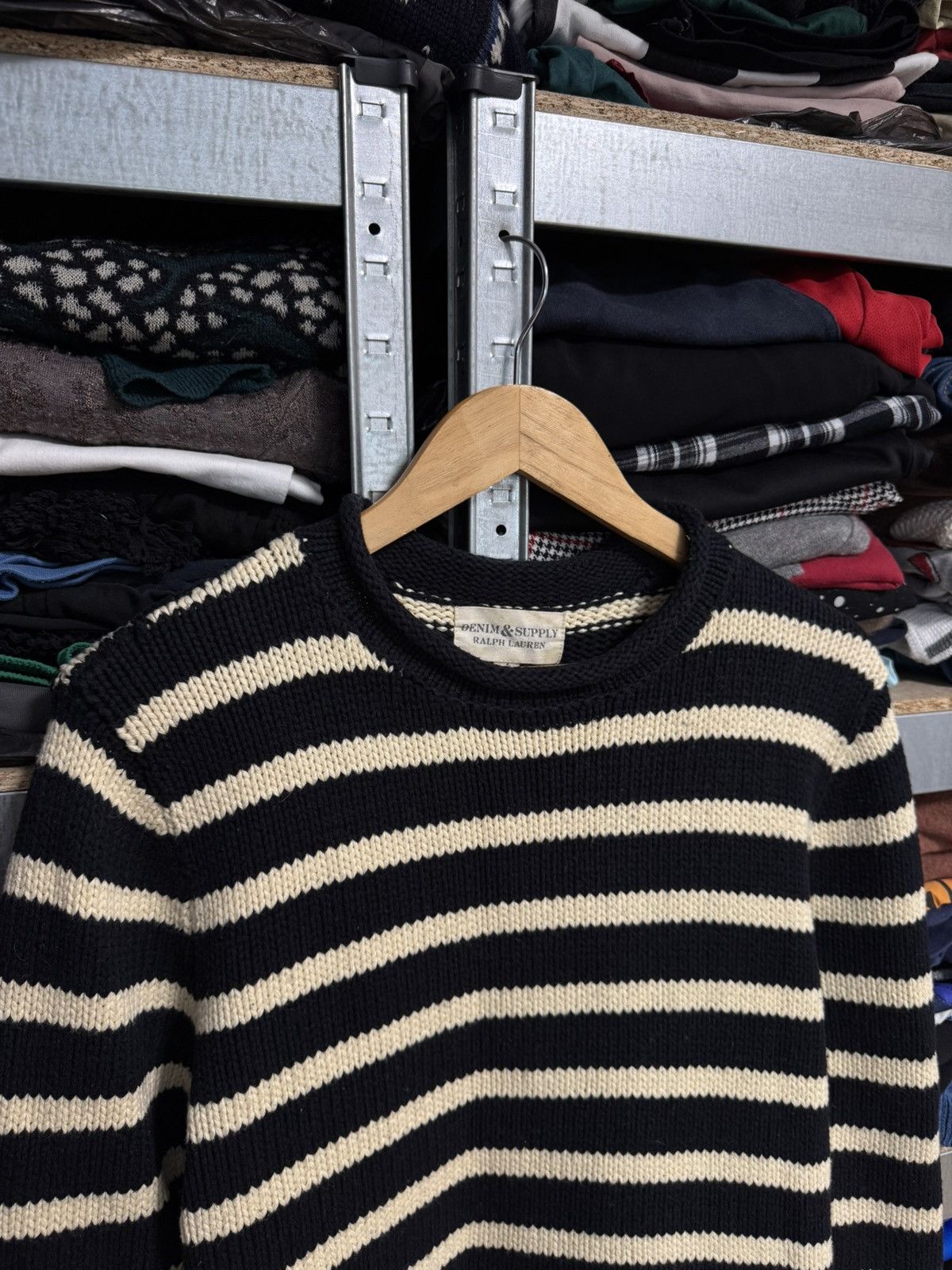 Denim & Supply Ralph Lauren Denim & Supply Ralph Lauren Soft Knit Striped S Sweater RL Size US S / EU 44-46 / 1 - 2 Thumbnail