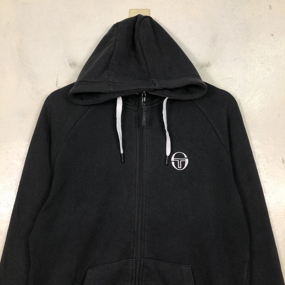 Sergio Tacchini 📌Vintage Zipper Hoodie Sergio Tacchini Big Logo Size US M / EU 48-50 / 2 - 5 Thumbnail