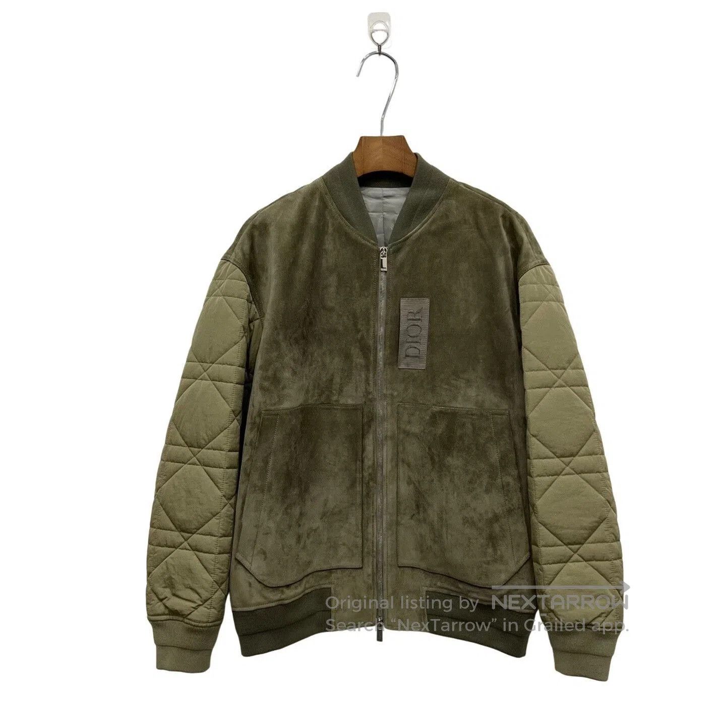 Dior dior suede patchwork logo bomber jacket. Size US L / EU 52-54 / 3 - 1 Thumbnail