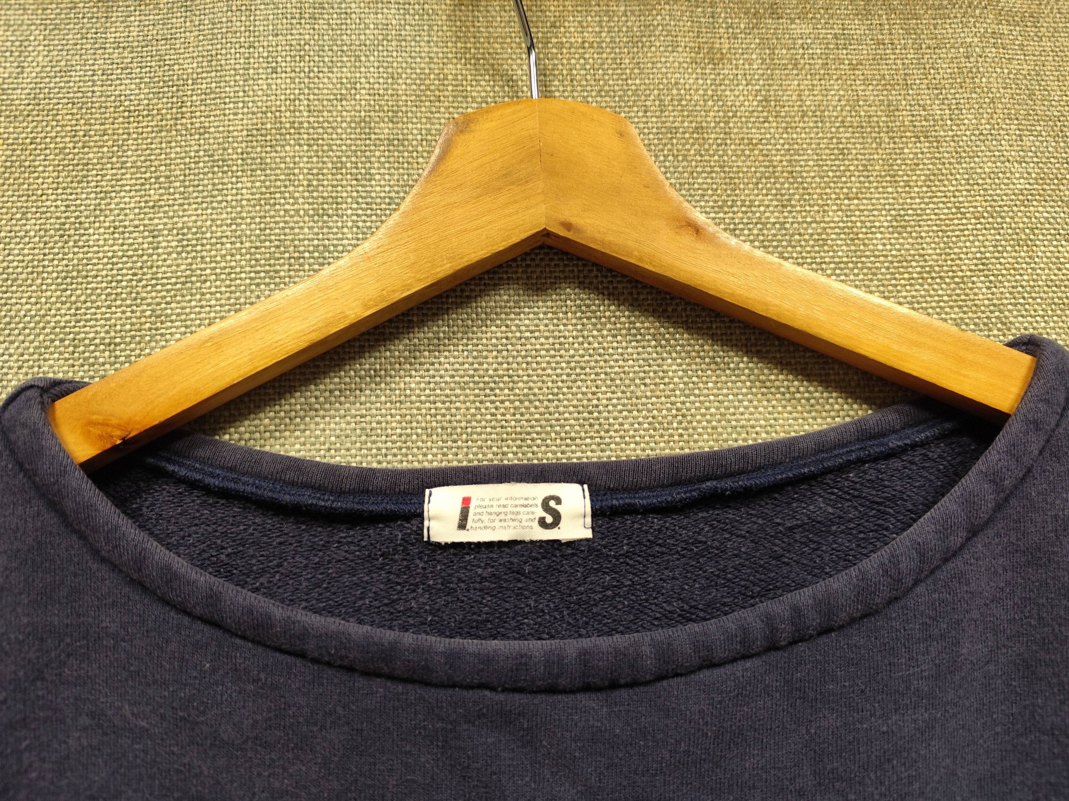 Issey Miyake Vintage 80s I.S. Issey Miyake Care Label Sweatshirt Size US M / EU 48-50 / 2 - 2 Thumbnail