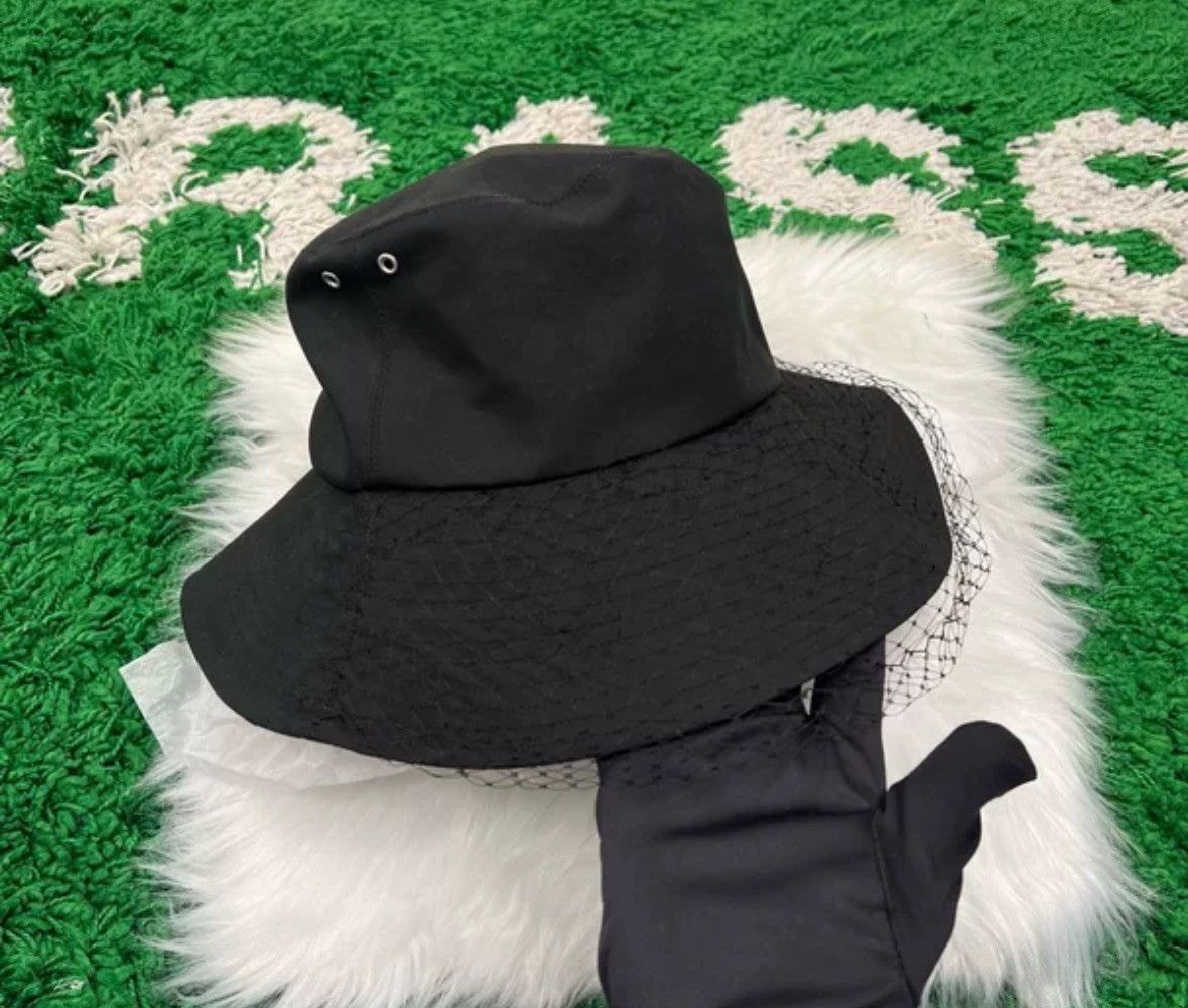 Dior Dior Teddy-D Black Mesh Fisherman's Hat 2412-Nextarrow Size ONE SIZE - 4 Thumbnail