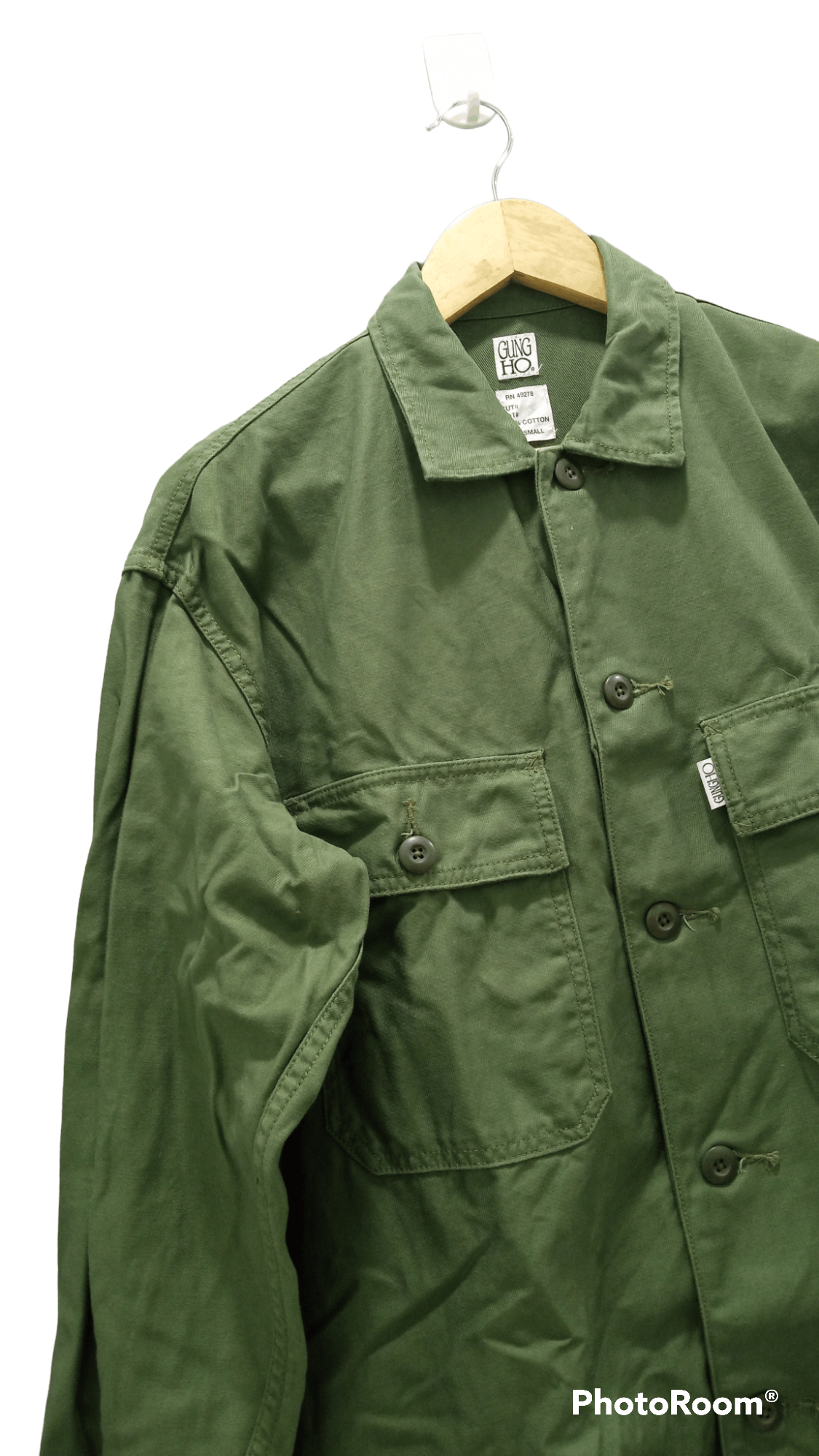 Japanese Brand × Vintage 🔥🔥GungHo x Freaks Store Vintage Military Style Jacket Size US L / EU 52-54 / 3 - 4 Thumbnail