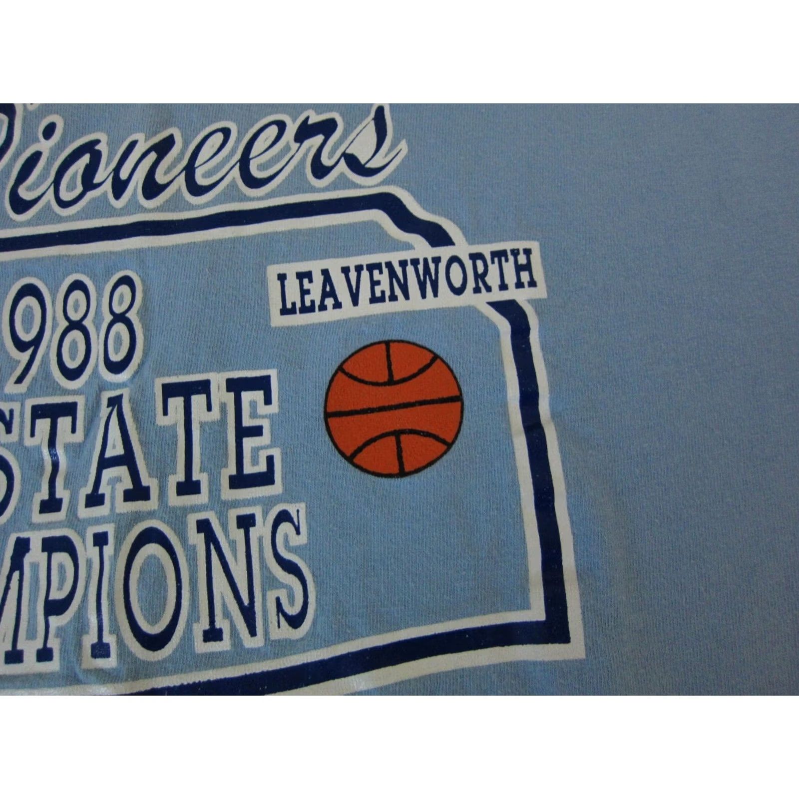 Fruit Of The Loom Vintage 80s Basketball Shirt Mens Extra Large Blue Fruit of the Loom Made USA Size US XL / EU 56 / 4 - 3 Thumbnail