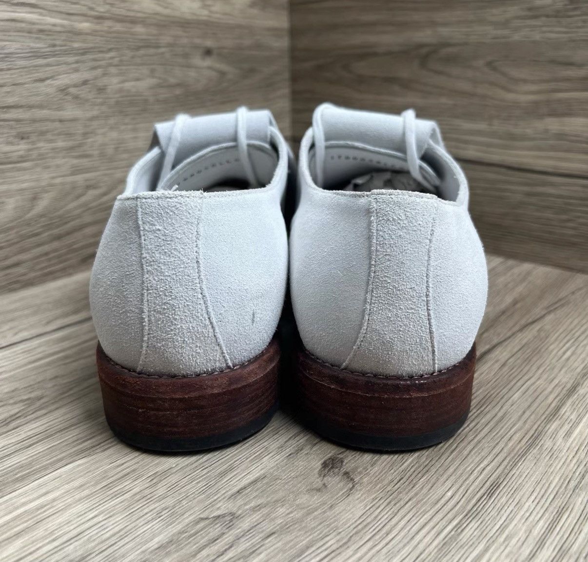 Burberry Burberry White Fringe Derby Leather Shoes J41 Size US 8.5 / EU 41-42 - 4 Thumbnail