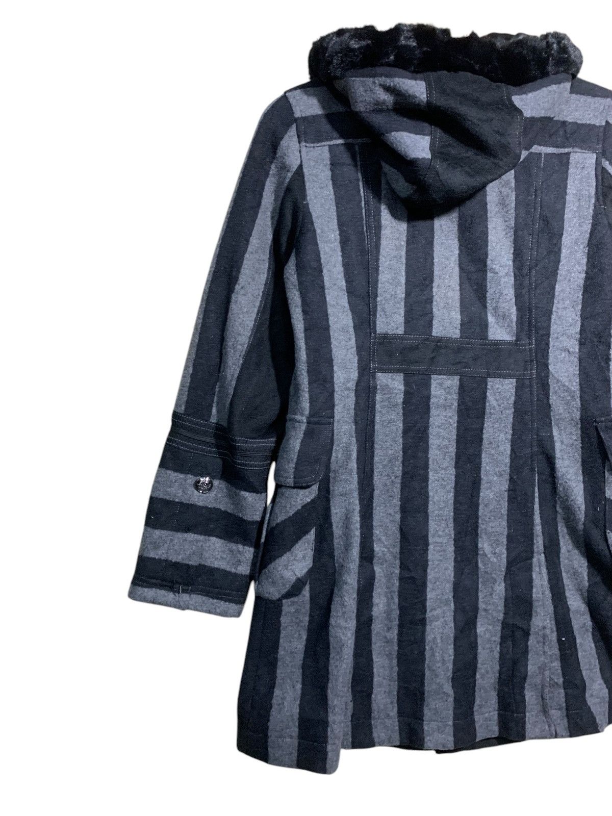 Japanese Brand 🔥ALGONQUINS STRIPES GOTH HOODIE JACKETS Size M / US 6-8 / IT 42-44 - 6 Thumbnail