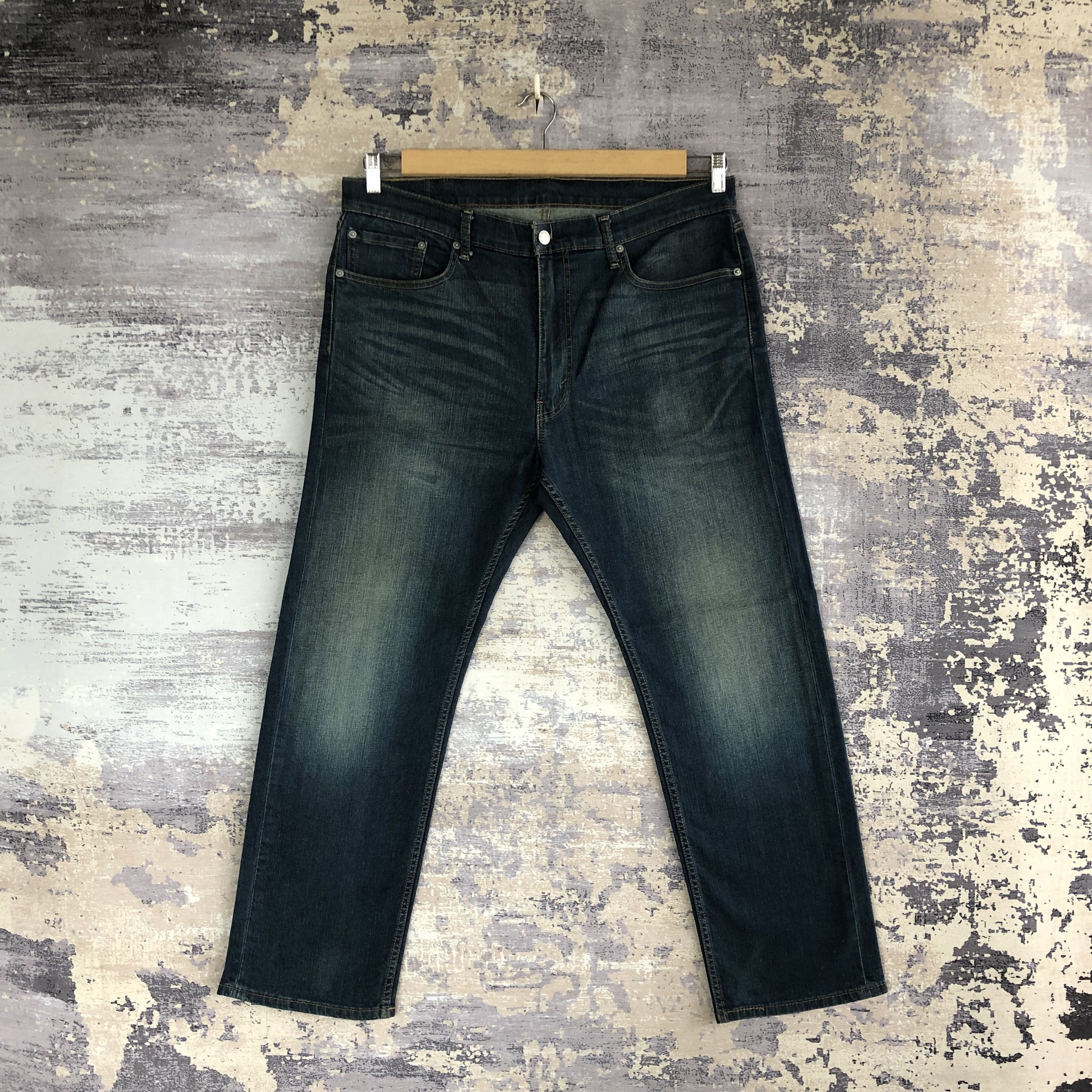 Levi's Vintage Y2K Levis 505 Faded Jeans Levi's 505 Indigo Denim Size US 38 / EU 54 - 1 Thumbnail