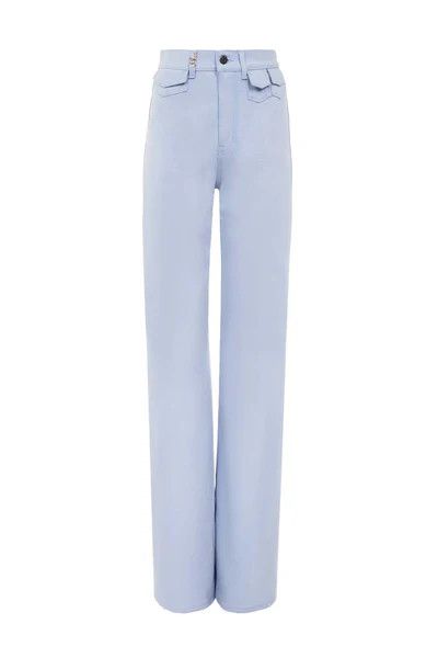 Chloe o1loc1c10326 High-Rise Flare Jeans in Shady Blue Size 27" / US 4 / IT 40 - 1 Thumbnail
