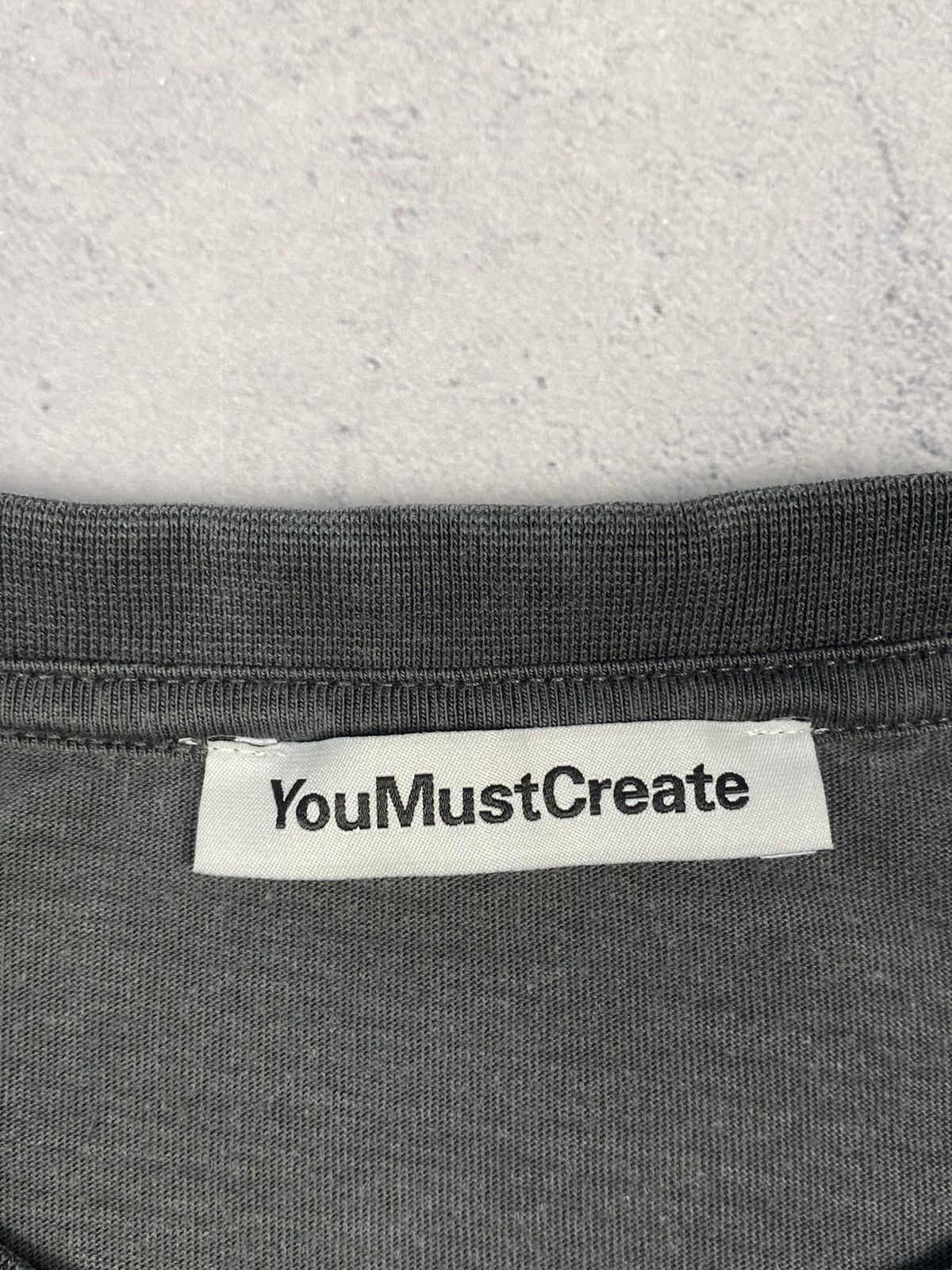 YMC YMC You Must Create Short Sleeve Dark Gray T Shirt Men’s Size US XL / EU 56 / 4 - 9 Thumbnail
