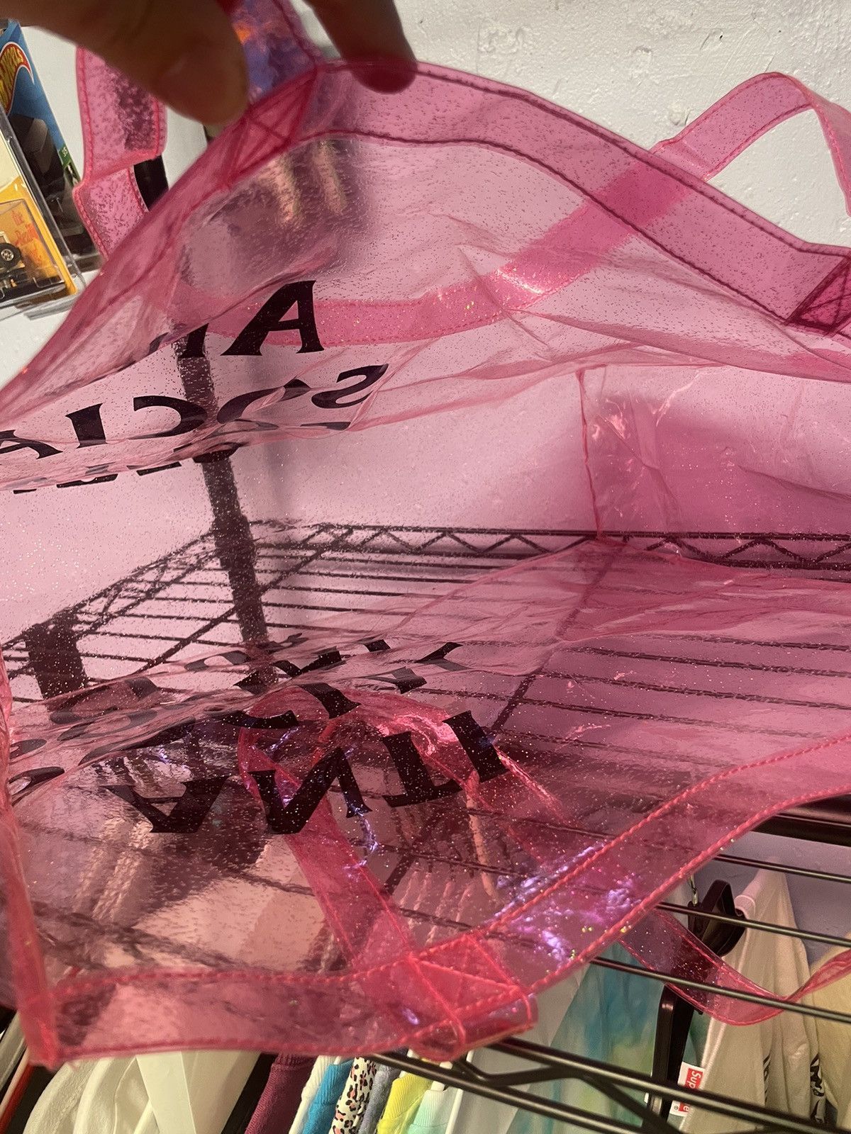 Anti Social Social Club Anti Social Social Club ASSC Pink Tote Bag Size ONE SIZE - 6 Thumbnail