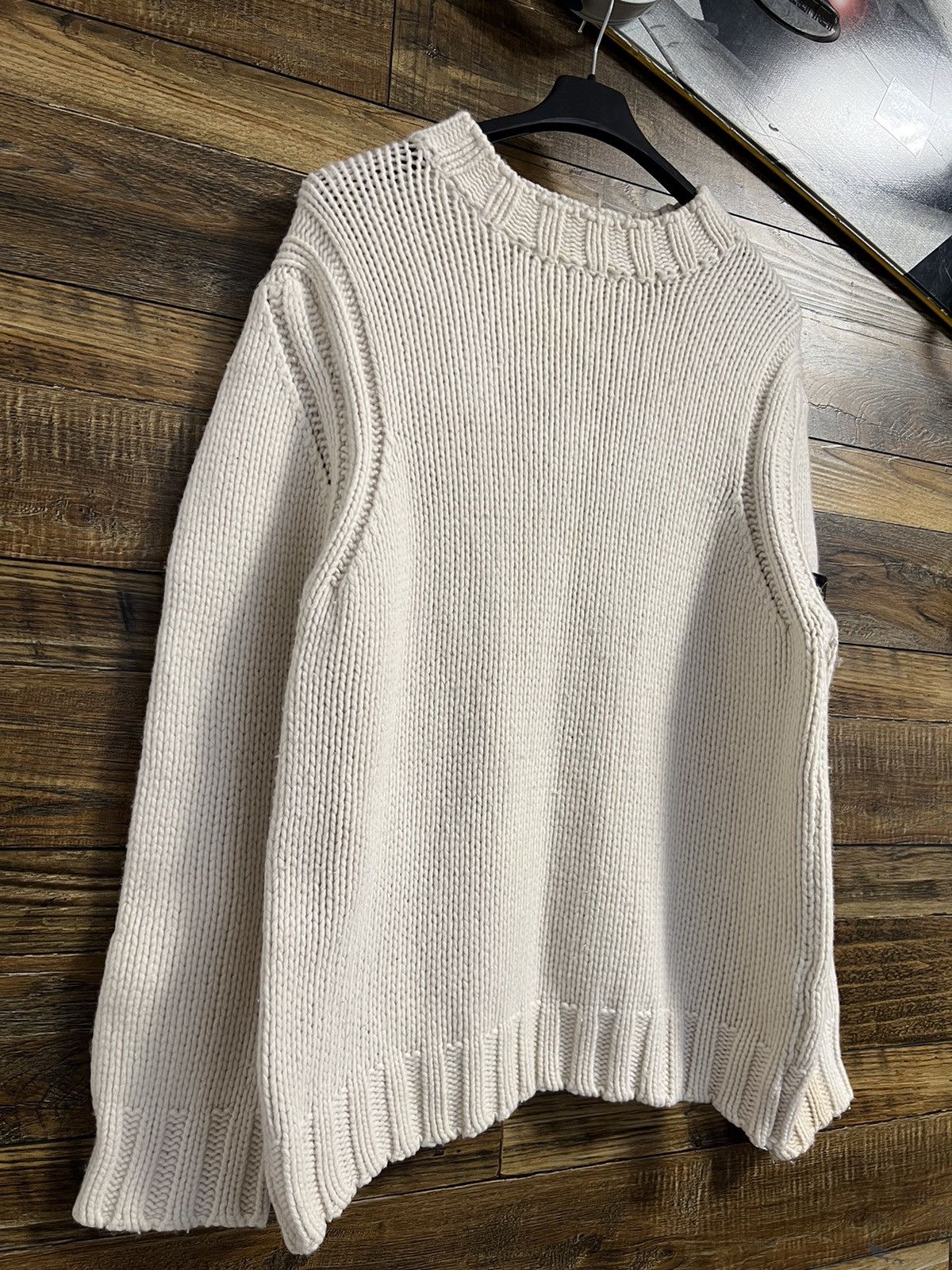 Stone Island STONE ISLAND Vintage Wool Knit Sweater Crew Neck Size US XL / EU 56 / 4 - 4 Thumbnail