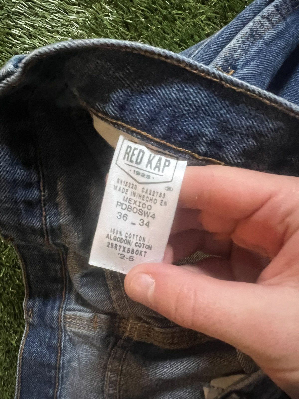 Carhartt × Vintage Vintage 90’s Carhartt Styled Baggy Carpenter Denim Jeans Size US 36 / EU 52 - 4 Thumbnail