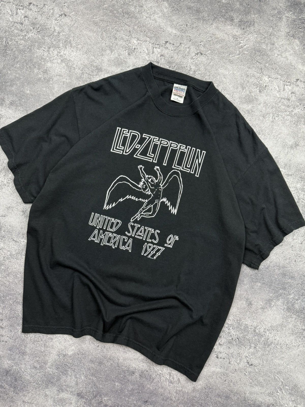 Led Zeppelin Vintage Led Zeppelin United States Of America 1977 T-Shirt Size US XL / EU 56 / 4 - 6 Thumbnail