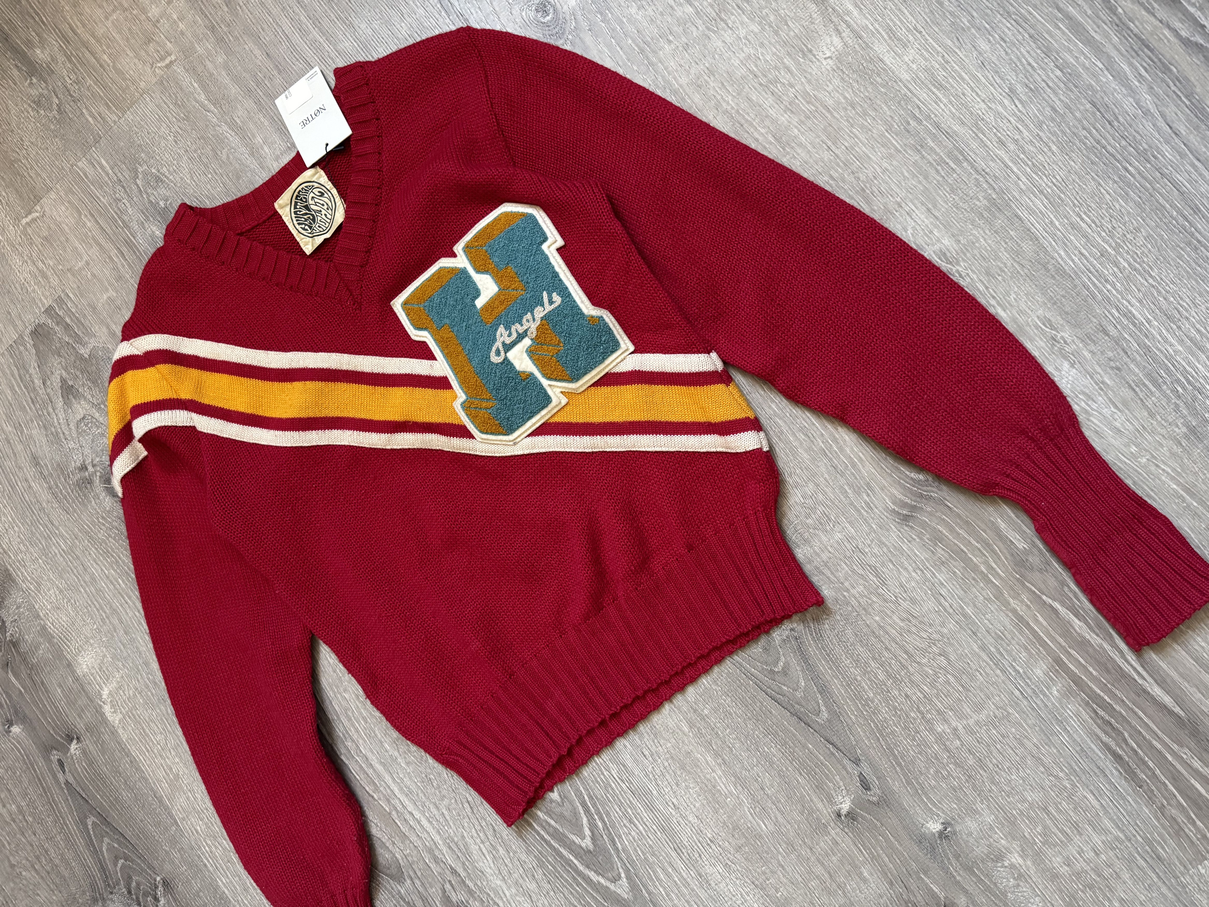 Hysteric Glamour Hysteric Glamour Varsity Sweater in Red Size US XS / EU 42 / 0 - 3 Thumbnail