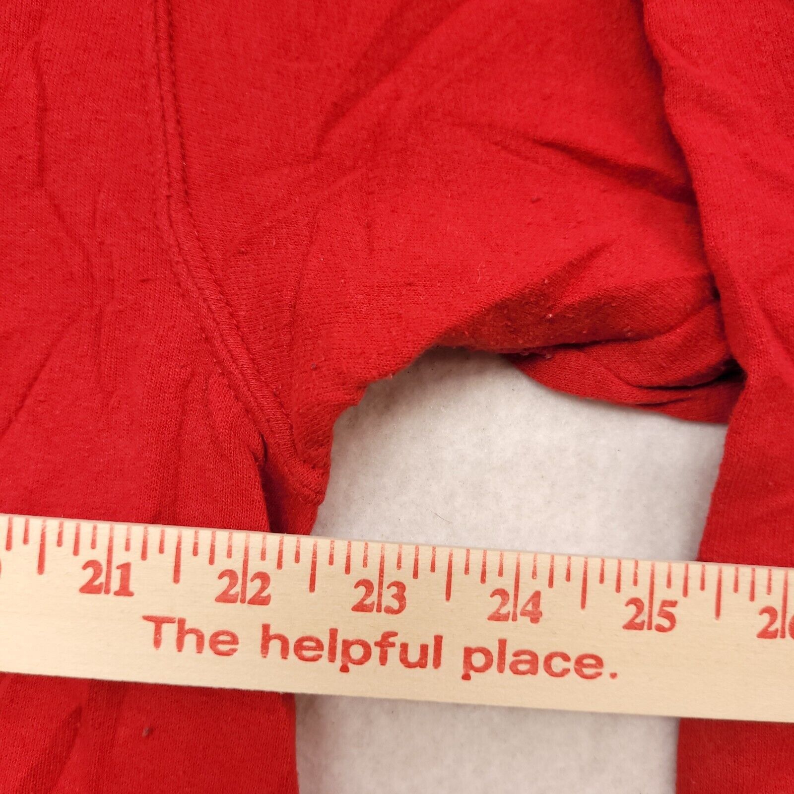 Fruit Of The Loom Fruit of the Loom Pullover Sweatshirt Mens Size Large L Red Size US L / EU 52-54 / 3 - 8 Thumbnail