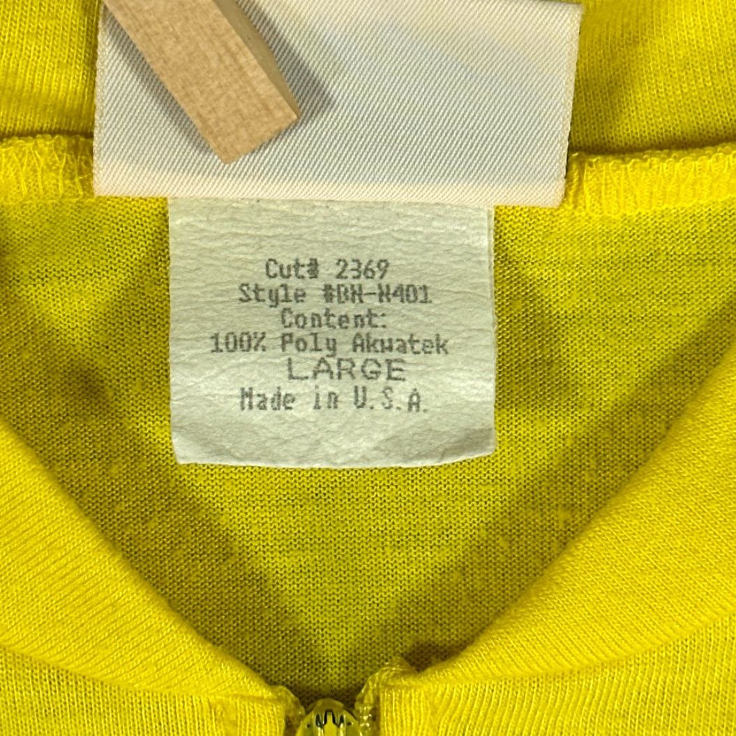 Vintage Vintage Nashbar Cycling Jersey Yellow Blank USA Made 90s Adult LARGE Short Sleeve Zip Pocket T-Shirt Men Men’s Jerseys Size US L / EU 52-54 / 3 - 5 Thumbnail