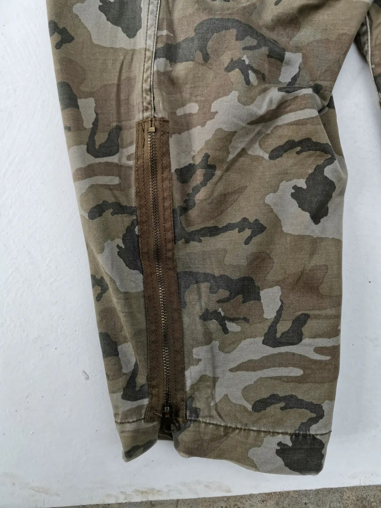 Japanese Brand Real Crush Tactical Cargo Multipocket Pants Size US 32 / EU 48 - 7 Thumbnail