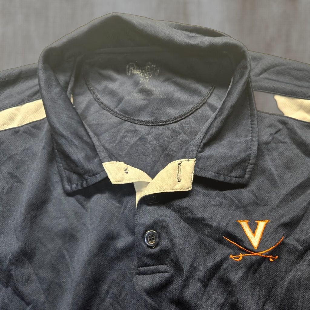 Vintage VINTAGE Virginia Cavaliers Polo Shirt Men 2XL Blue UVA College Sports Shirt Polo 2XL Mens Size US XXL / EU 58 / 5 - 1 Thumbnail