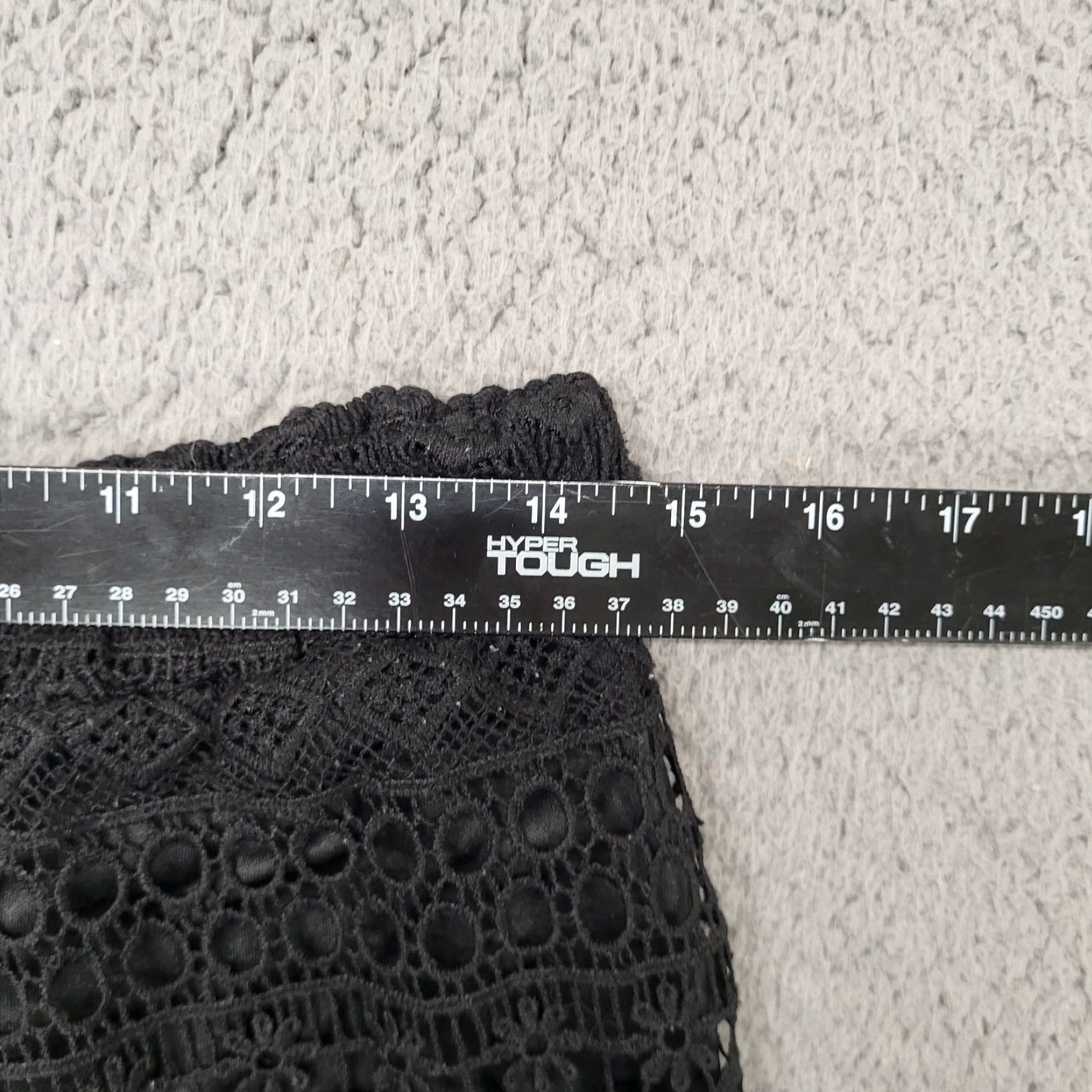 Vintage Dizzy Lizzy Skirt Womens Size Small Pull-On Lace Pencil Skirt Black Lace Elegant Size 28" / US 6 / IT 42 - 4 Thumbnail