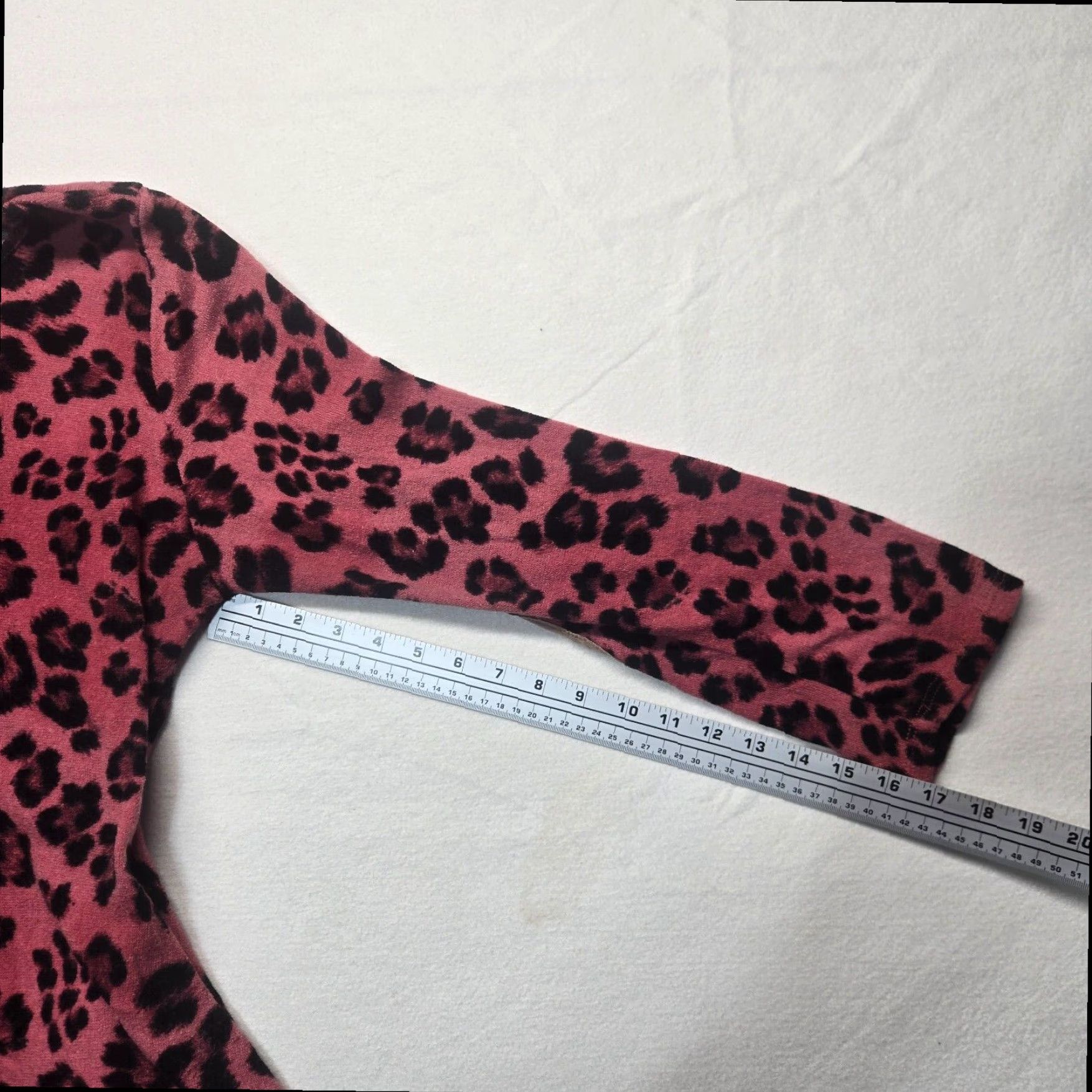 Vintage Women's Pink Animal Print Long Sweater Long Sleeve Plus Size 3XL Extra Large Size XXL / US 16-18 / IT 52-54 - 5 Thumbnail