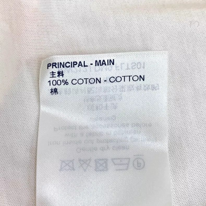 Louis Vuitton Louis Vuitton Beige logo full-print cotton crewneck lacy s Size S / US 4 / IT 40 - 7 Thumbnail