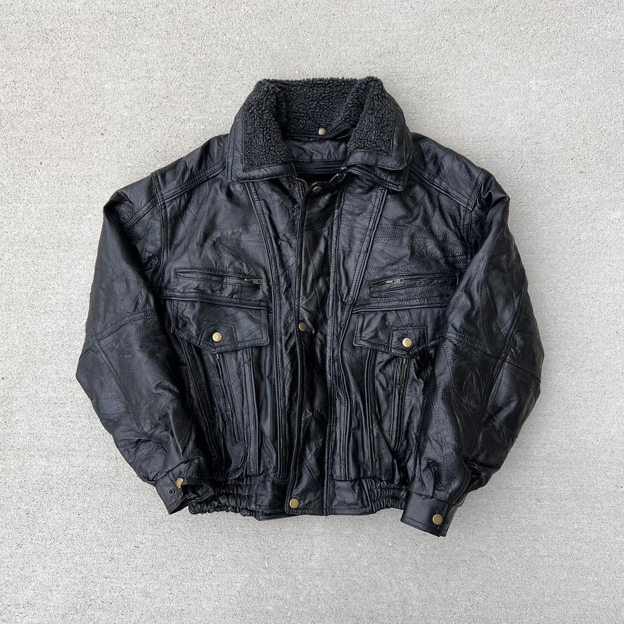 Men's Black Leather Jacket