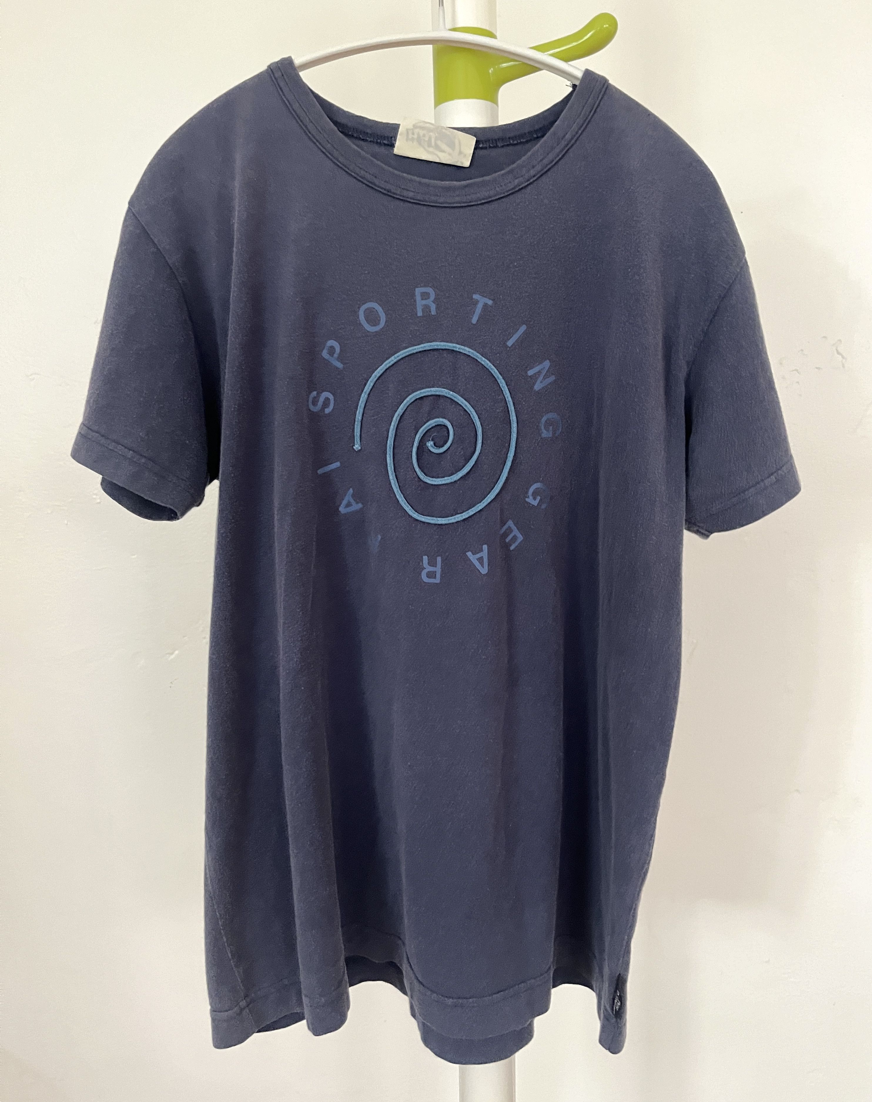 image of Hai Sporting Gear Spiral Blue T Shirt, Men's (Size Medium)