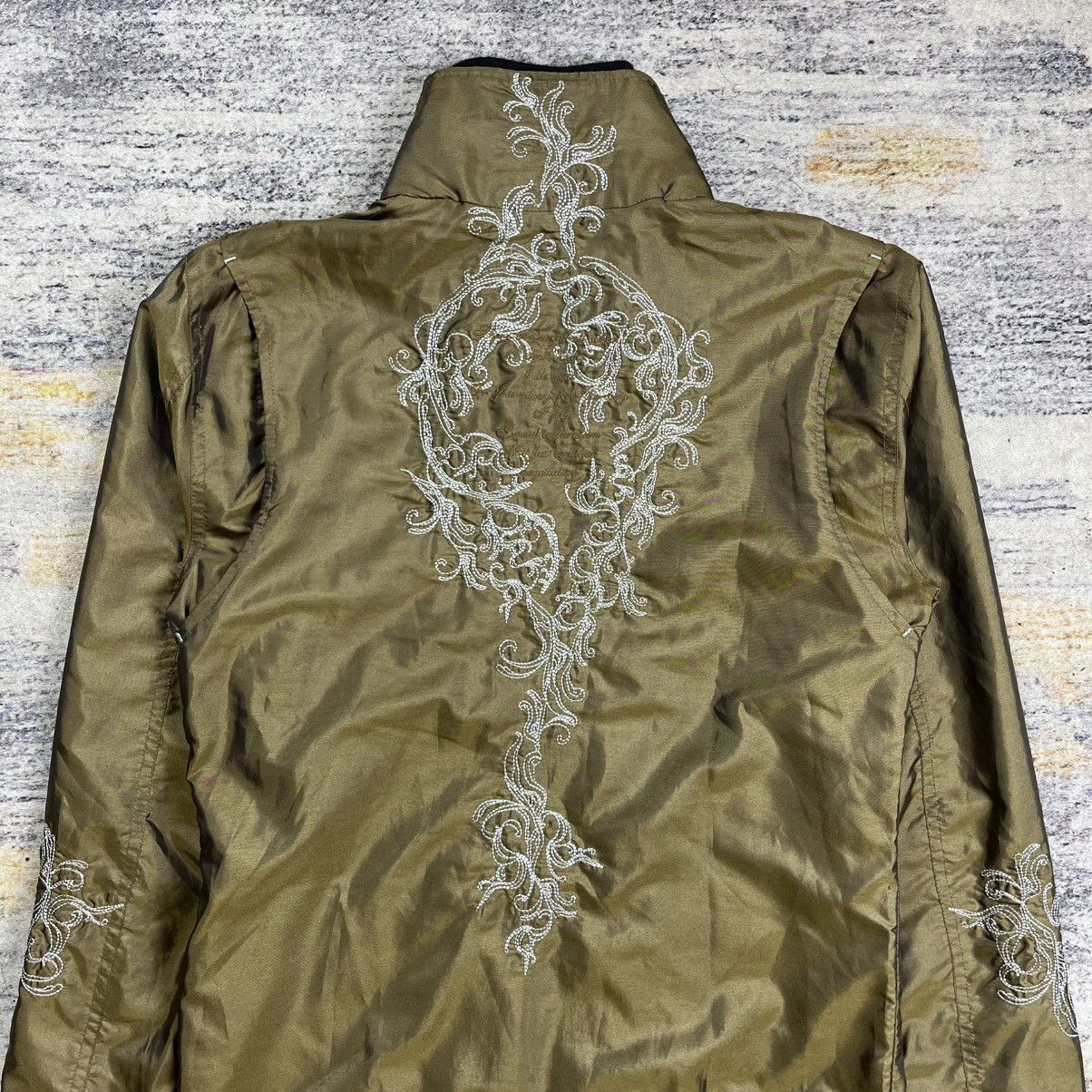 14th Addiction Vintage Midas embroidery iridescent jacket thumbholes sleeve Size US M / EU 48-50 / 2 - 6 Thumbnail