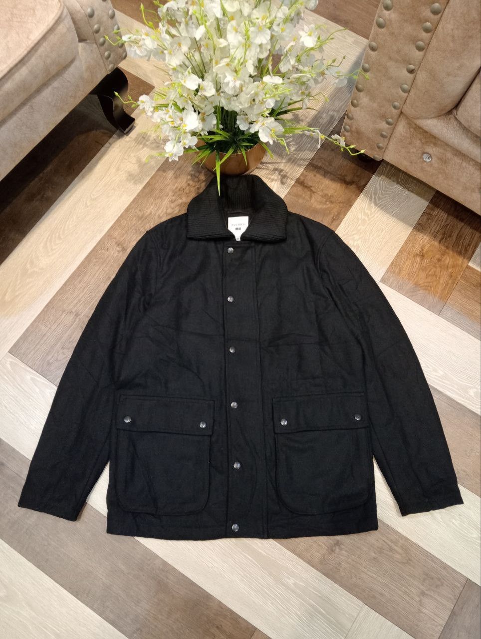 JW Anderson × Uniqlo J.W.ANDERSON X UNIQLO BLACK JACKET - SIZE L Size US L / EU 52-54 / 3 - 2 Thumbnail