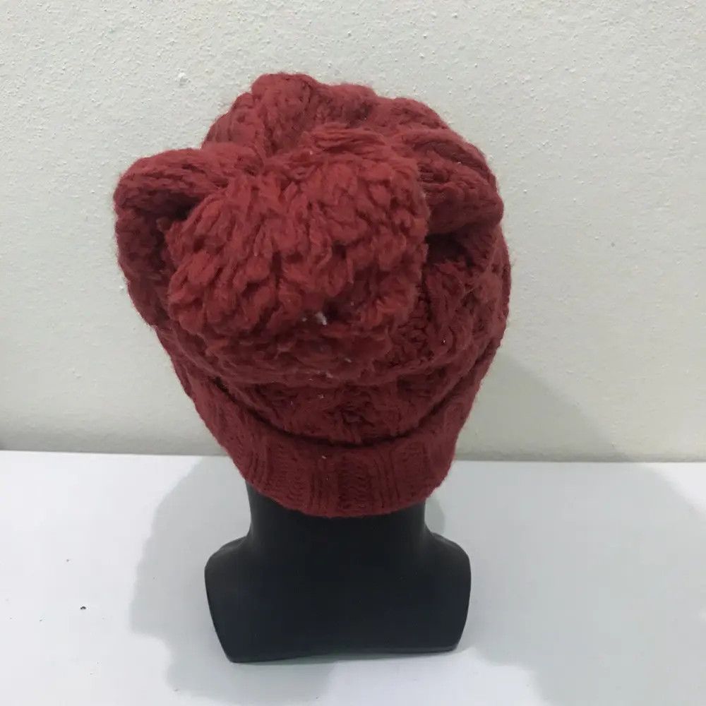 Japanese Brand × Kapital × Vintage British Wool Sheep Knit Beanie Hat Size ONE SIZE - 4 Thumbnail