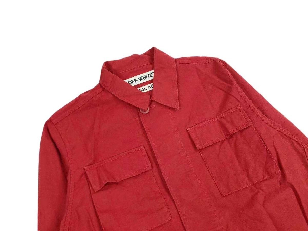 Off-White Off-White 16FW Painted Oversized Jacket Size US XXS / EU 40 - 3 Thumbnail