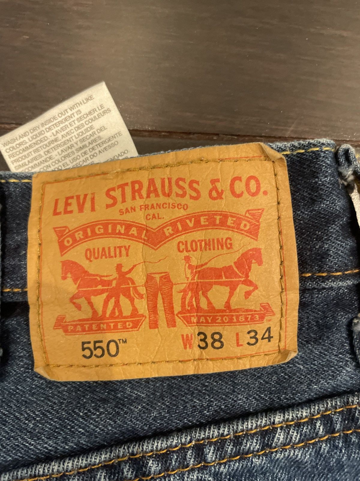 Levi's × Vintage Levi 550 Jeans Size US 38 / EU 54 - 3 Thumbnail