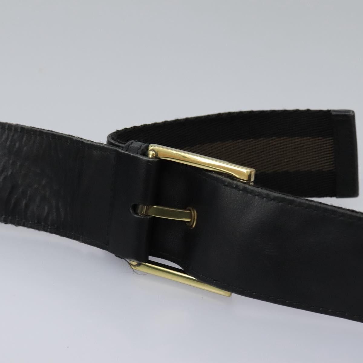 Gucci GUCCI Sherry Line Shoulder Bag Canvas Black Brown Size ONE SIZE - 8 Thumbnail