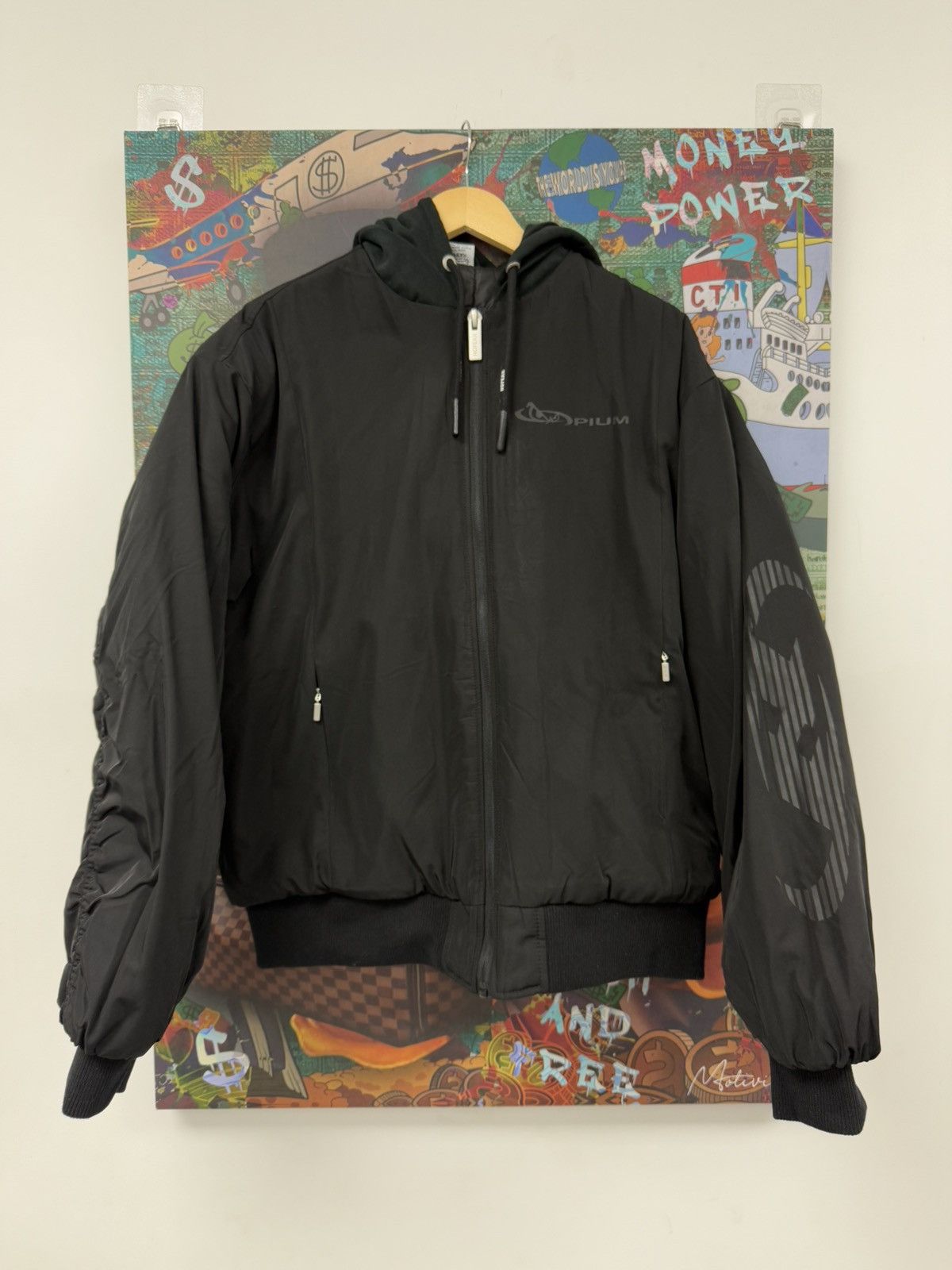 Pre-owned Complexcon X Ken Carson Playboi Carti Opium Complexcon Bomber Jacket Black