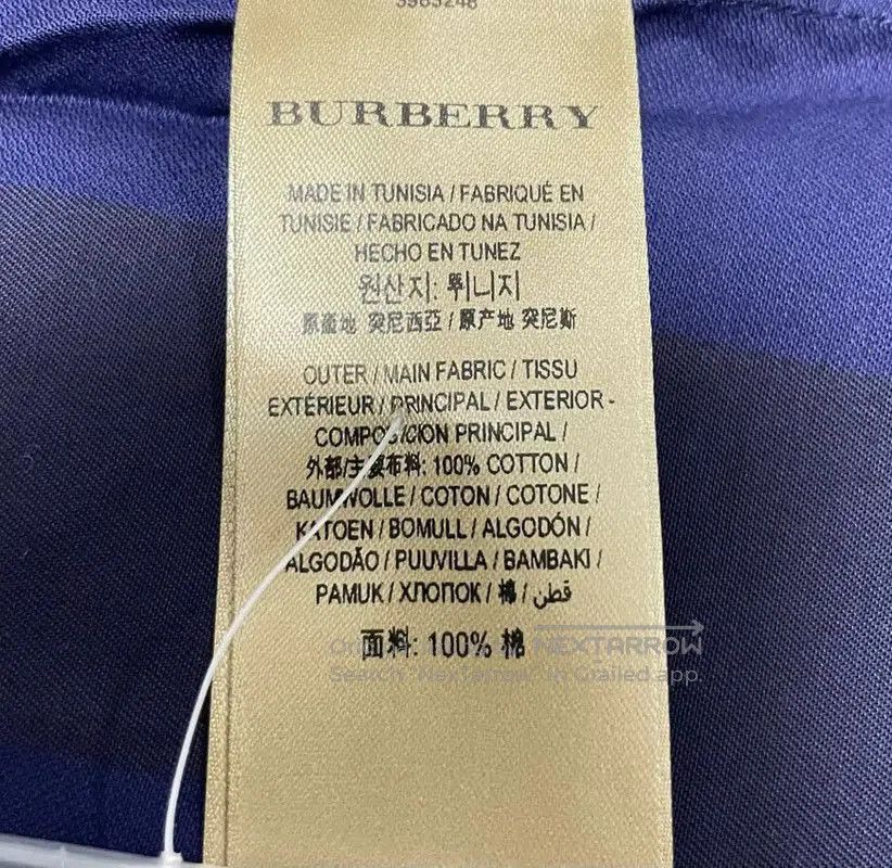 Burberry Burberry Multicolor Cotton Men's Shirt. Size US M / EU 48-50 / 2 - 6 Thumbnail