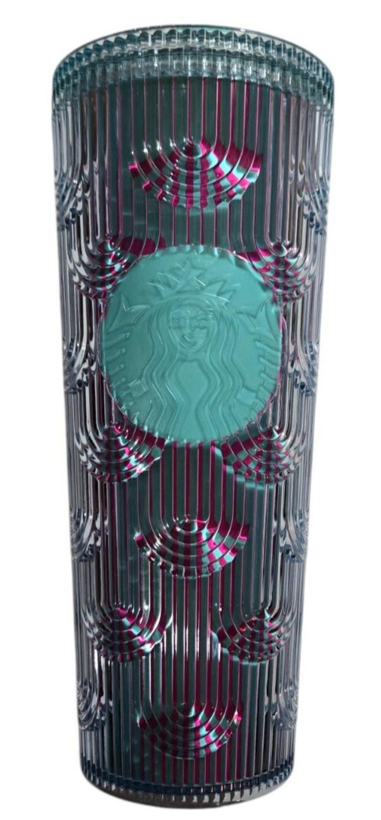 Designer Starbucks Shell Color Shifting Blue Pool Charm Tumbler 24 oz Size ONE SIZE - 2 Thumbnail