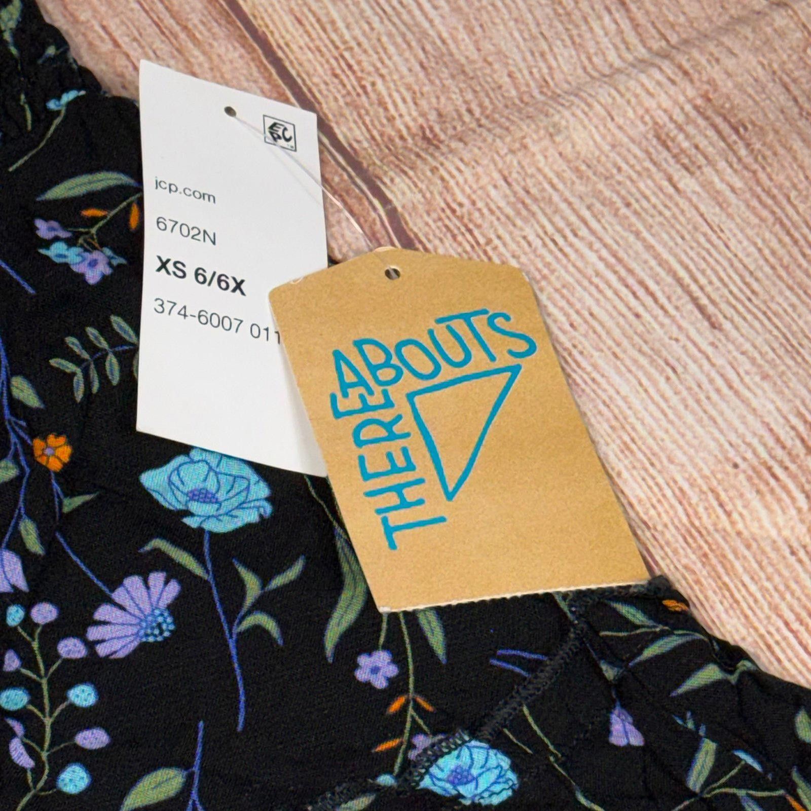 Other Thereabouts Floral Patterned Girls' Skirt 6/6X NWT Size 24" / US 00 / IT 34 - 3 Thumbnail