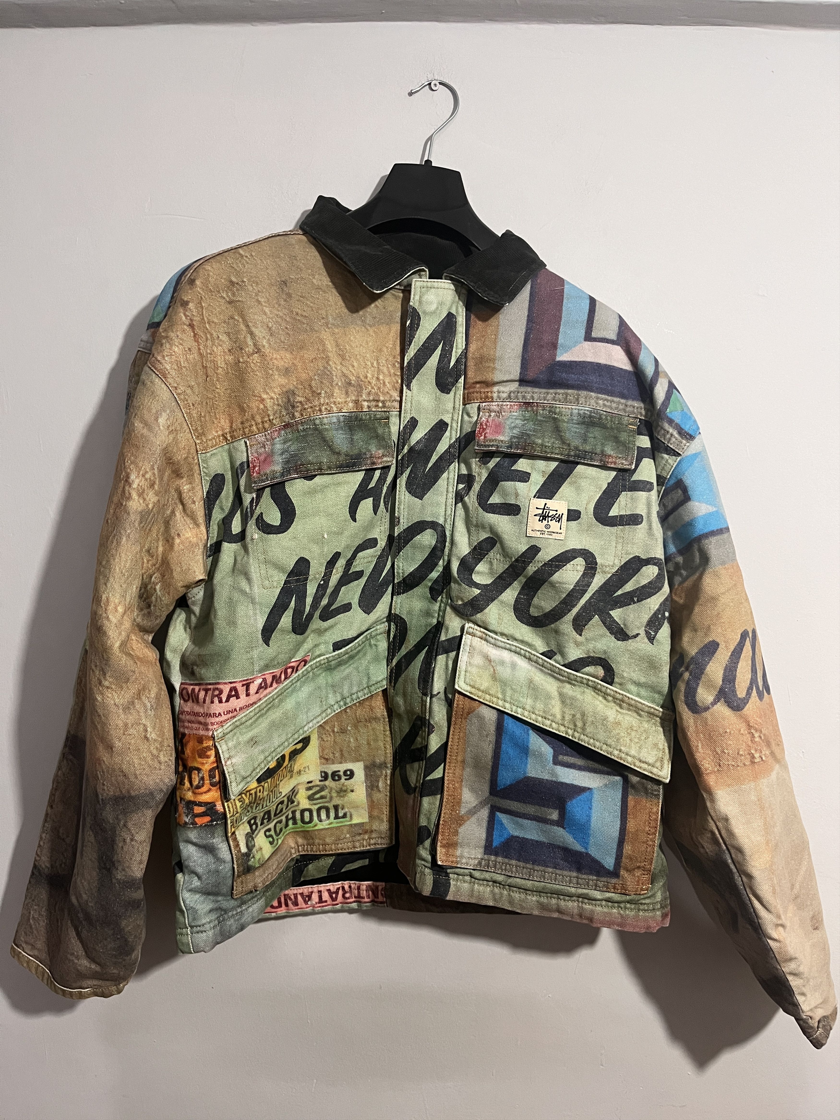 Stussy STUSSY alfonso canvas washed jacket | Grailed